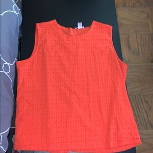 Orange tank top